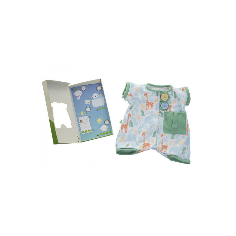 Rubens Baby - Pocket friends green pyjamas