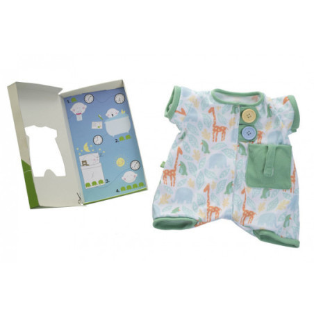 Rubens Baby - Pocket friends green pyjamas