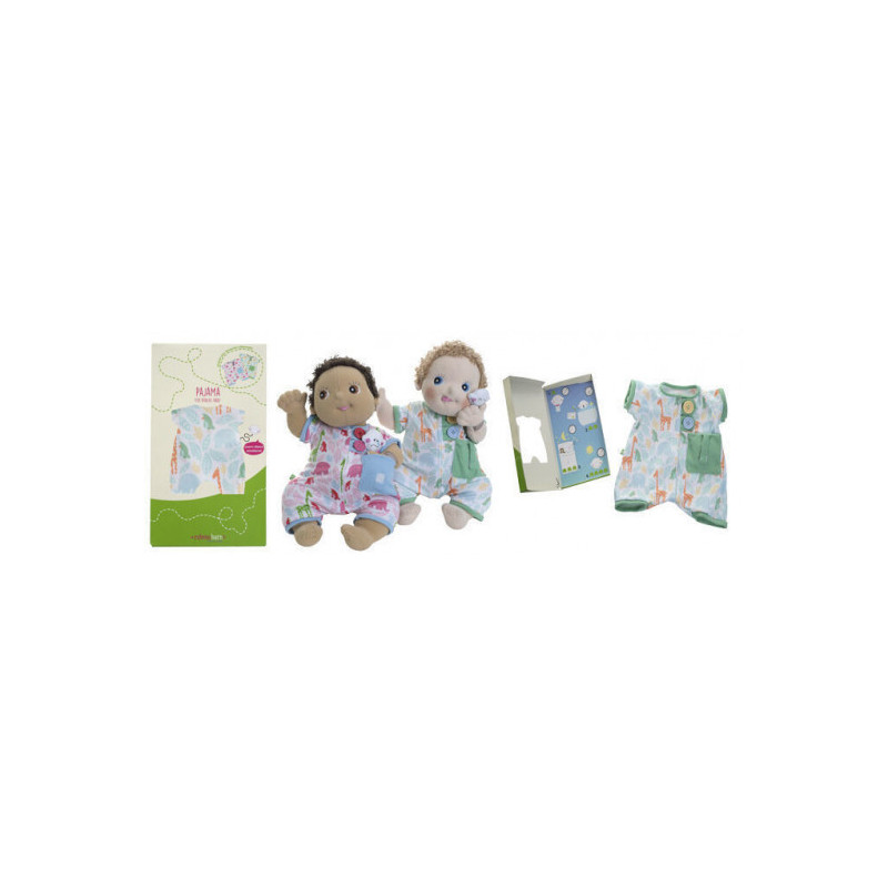 Rubens Baby - Pocket friends green pyjamas