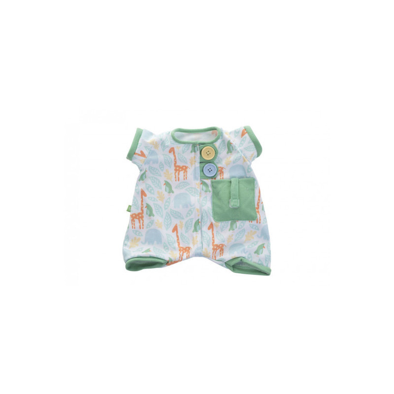 Rubens Baby - Pocket friends green pyjamas