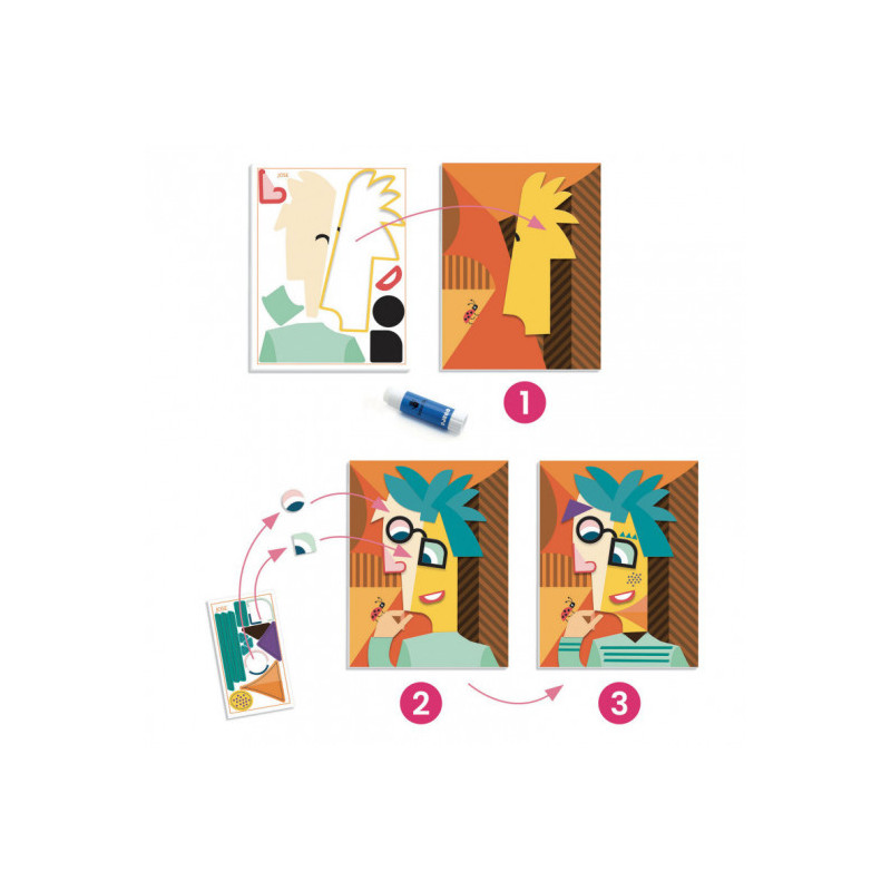 Djeco - Square Heads