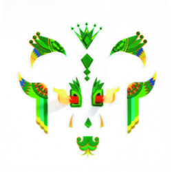 Djeco - Face stickers, Dragon