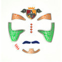 Djeco - Face stickers, Knight