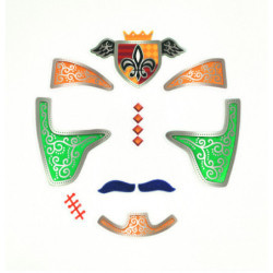 Djeco - Face stickers, Knight