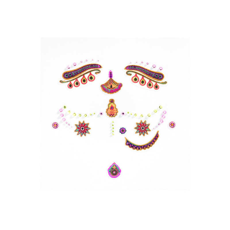 Djeco - Face stickers, Princess India