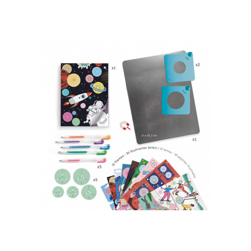 Djeco - Spirals - 10 themes block