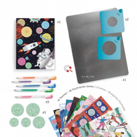 Djeco - Spirals - 10 themes block