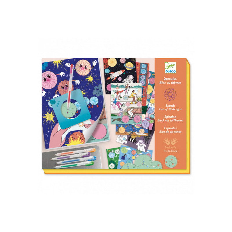 Djeco - Spirals - 10 themes block