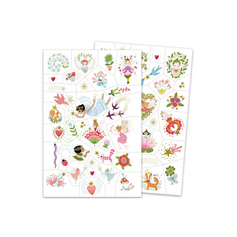 Djeco - Tattoo, Fairy friends